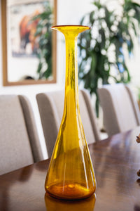 yellow bong vase