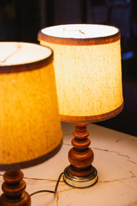 MCM wood lamp ||| 17.50 each