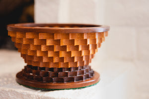 handmade wooden vessel