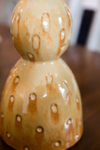 glazed vase