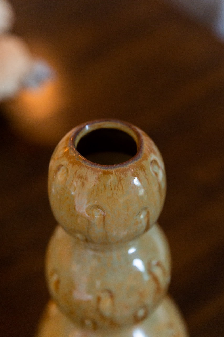 glazed vase